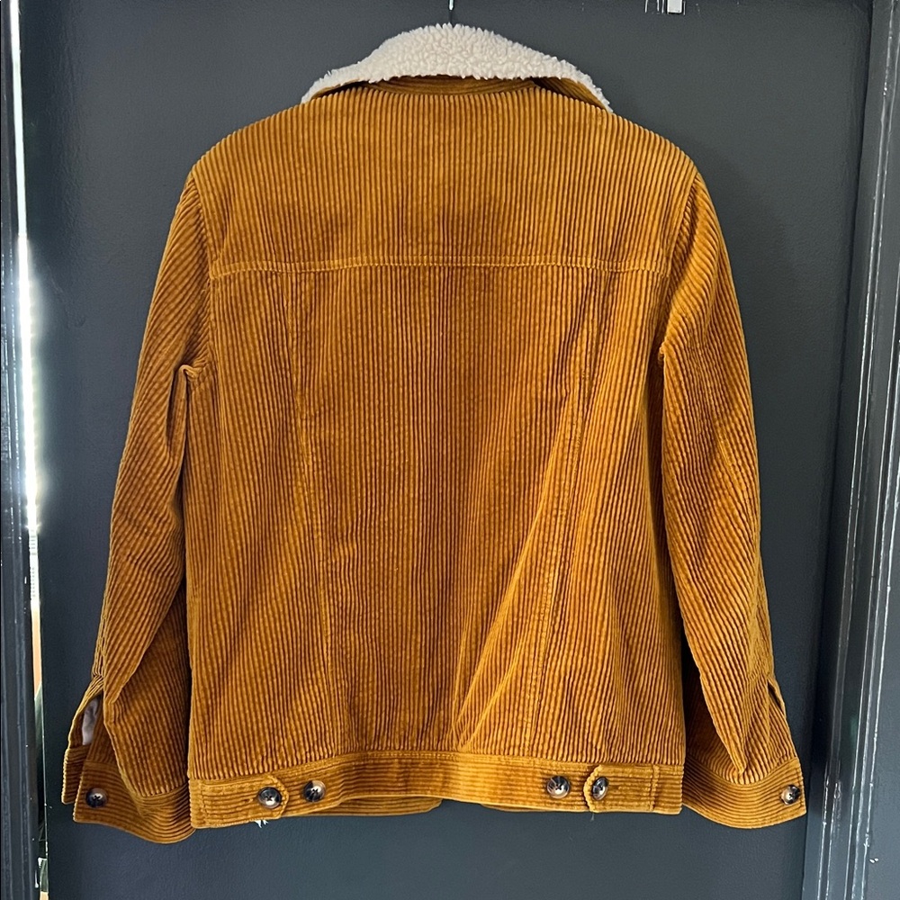 Madewell Corduroy Sherpa-Lined Chore Jacket - Picture 10 of 11